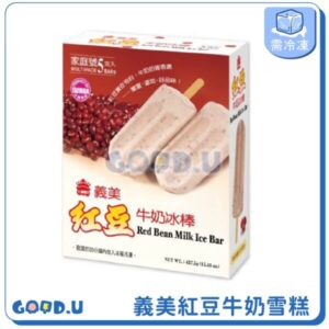 義美紅豆牛奶雪糕 一盒5支