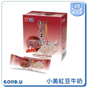 小美紅豆牛奶雪糕 一盒4支