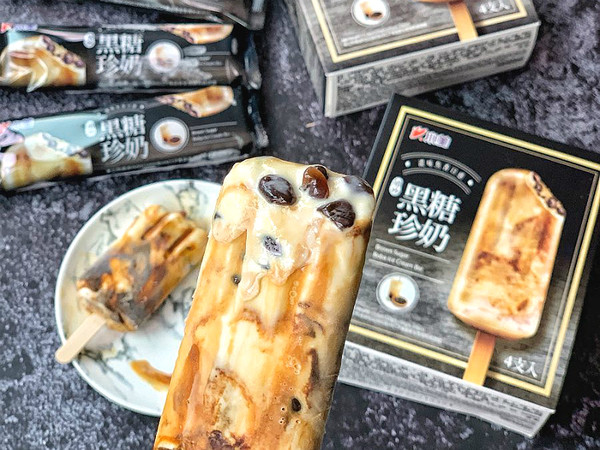 小美黑糖珍奶雪糕 一盒4支