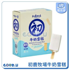 阿奇儂X初鹿牧場牛奶雪糕 一盒4支