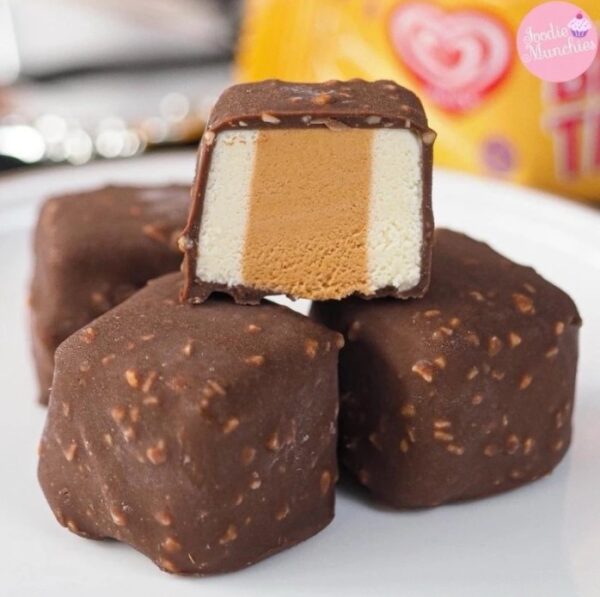 巧克粒香草焦糖花生脆冰淇淋 一包4顆