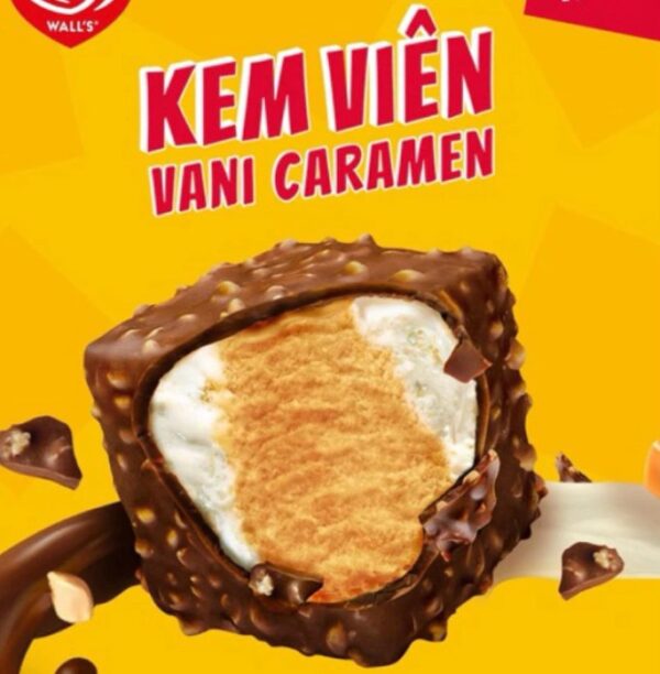 巧克粒香草焦糖花生脆冰淇淋 一包4顆