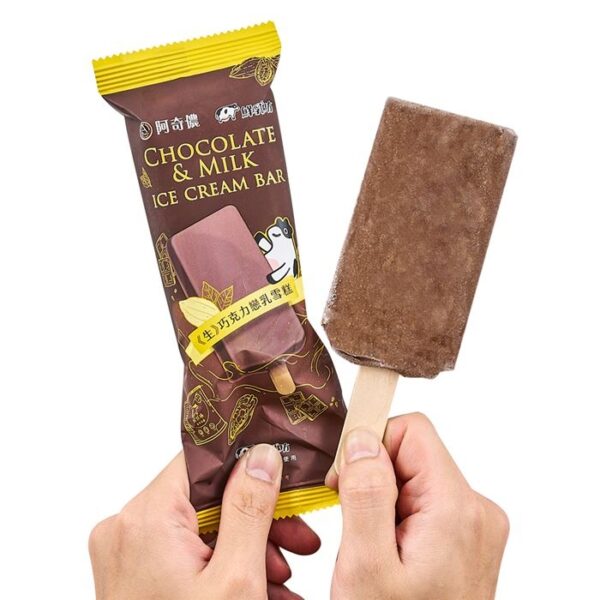 阿奇儂x鮮乳坊《生》黑巧克力戀乳雪糕 (3支散裝)