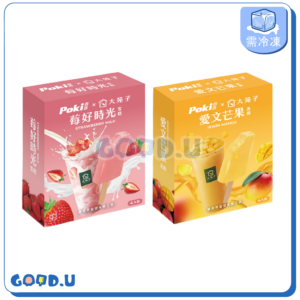 Poki百吉 x 大苑子 「愛文芒果冰棒、莓好時光雪糕」一盒4支